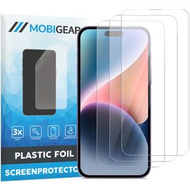 Mobigear iPhone 14 Pro Max Protection d'écran Film - Compatible Coque (Lot de 3)