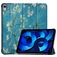 Mobigear Tri-Fold Coque iPad 11 (2025) Etui - Fleurs d'amande