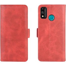 Mobigear Slim Magnet Housse HONOR 9X Lite Etui Porte-Monnaie - Rouge