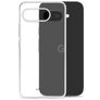 Mobilize Gelly Case Coque Transparente Google Pixel 9a Coque arrière en TPU Souple - Transparent