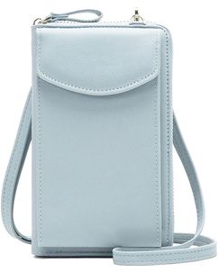 Antonio Fonzo Crossbody Sac Téléphone - Large - Sky Blue