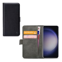 Mobilize Classic Gelly Wallet Housse Samsung Galaxy S23 Ultra Etui Porte-Monnaie - Noir