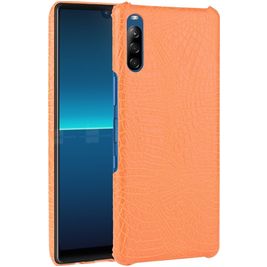 Mobigear Croco Coque Sony Xperia L4 Coque arrière Rigide - Orange