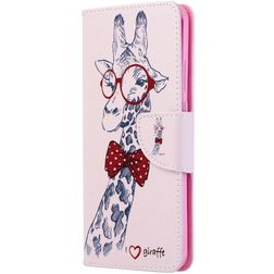Mobigear Design Housse Huawei P40 Pro Etui Porte-Monnaie - Girafe