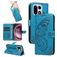 Mobigear Butterfly Housse OnePlus 15 Etui Porte-Monnaie - Bleu