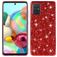 Mobigear Glitter Samsung Galaxy A51 Plastique rigide Coque arrière - Rouge