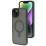 Mobiparts Hardcover Coque iPhone 14 Plus MagSafe Coque arrière Rigide - Satin Green