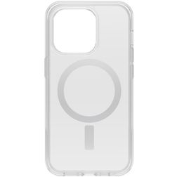 OtterBox Symmetry Plus Coque Transparente iPhone 14 Pro MagSafe Coque arrière Rigide Anti-Chocs - Transparent