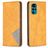 Mobigear Rhombus Slim Motorola Moto G200 5G Étui - Cognac