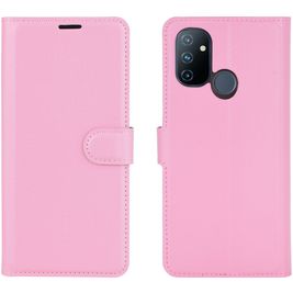 Mobigear Classic Housse OnePlus Nord N100 Etui Porte-Monnaie - Rose