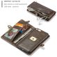 Caseme 01 Housse iPhone 6s Etui avec Coque Détachable Porte-Monnaie - Marron