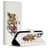 Mobigear Design iPhone 12 Pro Max Étui Portefeuille - Tigre