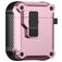 Mobigear Armor Clip Coque Apple AirPods 2 Coque Rigide - Rose