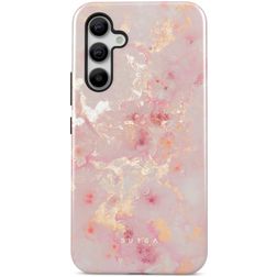 Burga Tough Coque Samsung Galaxy A55 Coque arrière Rigide Anti-Chocs - Golden Coral