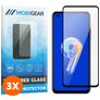 Mobigear Premium ASUS Zenfone 9 Verre trempé Protection d'écran - Compatible Coque - Noir (Lot de 3)
