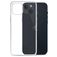 Mobilize Gelly Coque Transparente iPhone 14 Plus Coque arrière en TPU Souple - Transparent