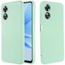 Mobigear Rubber Touch Coque OPPO A17 Coque arrière en Silicone - Vert