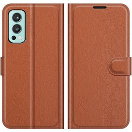 Mobigear Classic Housse OnePlus Nord 2 Etui Porte-Monnaie - Marron