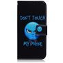 Mobigear Design Housse Samsung Galaxy A71 Etui Porte-Monnaie - Do Not Touch