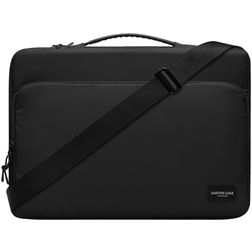 Gaston Luga Däsh Cushioned Briefcase Sacoche Ordinateur portable 16 Pouces Sacoche ordinateur + Poignée - Noir