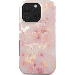 Burga Tough Coque iPhone 16 Pro Coque arrière Rigide Anti-Chocs - Golden Coral