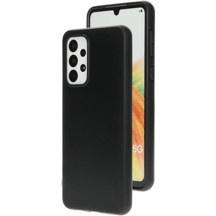 Mobiparts Classic Coque Samsung Galaxy A33 Coque arrière en TPU Souple - Matt Black