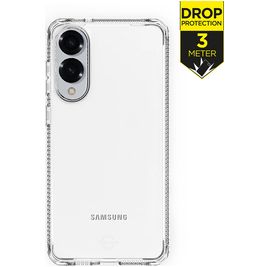 ITSKINS Level 2 SpectrumClear R Coque Transparente Samsung Galaxy S25 Edge Coque arrière en TPU Souple Anti-Chocs - Transparent