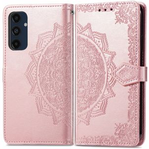 Mobigear Mandala Housse Samsung Galaxy A16 Etui Porte-Monnaie - Rose doré