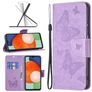 Mobigear Butterfly Samsung Galaxy A13 4G Étui Portefeuille - Violet