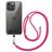 Mobigear Lanyard - Cordon de téléphone universel ajustable - Rose