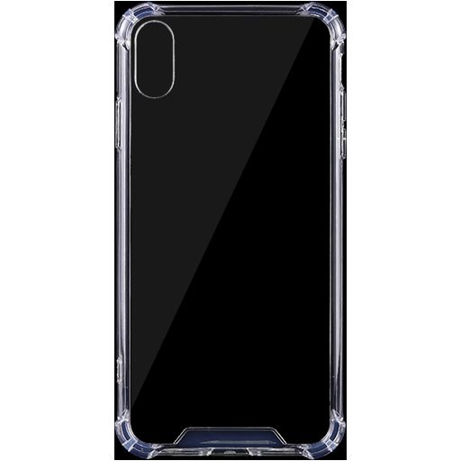 Mobigear Cushion Coque Transparente iPhone XS Coque arrière en TPU Souple Anti-Chocs - Transparent