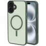 Mobiparts Hardcover Coque iPhone 16 Plus MagSafe Coque arrière Rigide - Satin Green
