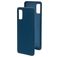 Mobiparts Coque Samsung Galaxy A41 Coque arrière en Silicone - Blueberry Blue