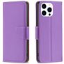 Mobigear Excellent Housse iPhone 16 Pro Max Etui Porte-Monnaie - Violet