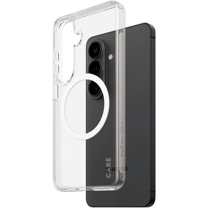 CARE by PanzerGlass Urban Explorer Coque Transparente Samsung Galaxy S26 MagSafe Coque arrière Rigide Anti-Chocs - Transparent