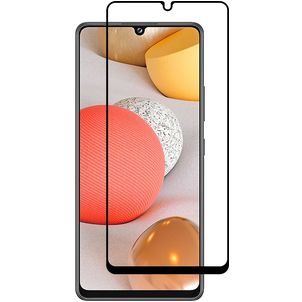 Mobigear Premium Samsung Galaxy A42 Verre trempé Protection d'écran - Compatible Coque - Noir