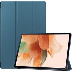 Mobigear Tri-Fold Coque Samsung Galaxy Tab S7 FE Etui - Vert