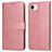 Mobigear Wallet Housse iPhone 16e Etui Porte-Monnaie - Rose doré