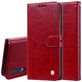 Mobigear Wallet Housse Samsung Galaxy A50 Etui Porte-Monnaie - Rouge