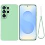 Mobigear Rubber Touch Coque Samsung Galaxy S26 Ultra Coque arrière en Silicone - Vert