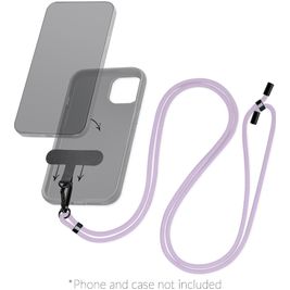 Mobilize Lanyard - Cordon de téléphone universel ajustable - Violet