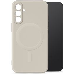 My Style Protective Flex Coque Samsung Galaxy A56 MagSafe Coque arrière en TPU Souple - Antique White