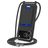 Mobigear Lanyard Card iPhone 17 Pro Coque avec cordon en Silicone et Porte-Cartes - Noir