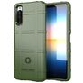 Mobigear Rugged Shield Coque Sony Xperia 10 III Coque arrière en TPU Souple Anti-Chocs - Vert