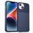 Mobigear Groove Coque iPhone 15 Coque arrière en TPU Souple - Bleu