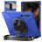 Mobigear SureGrip XGuard Coque Samsung Galaxy Tab S8 Ultra Coque arrière en Plastique rigide,Silicone + Porte-crayon + Bandoulière + Support Amovible - Bleu