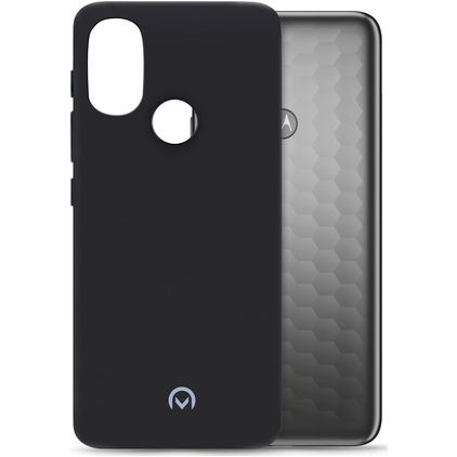 Mobilize Rubber Gelly Motorola Moto E20 TPU souple Coque arrière - Matt Black