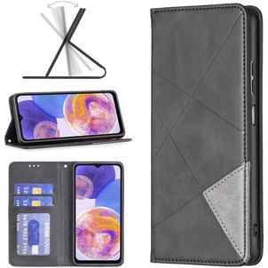 Mobigear Rhombus Slim Housse Samsung Galaxy A23 Etui - Noir