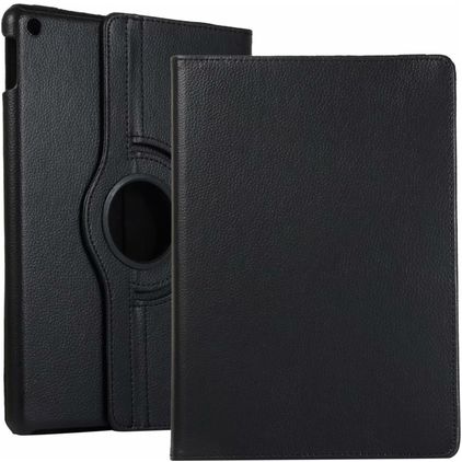 Mobigear DuoStand Coque iPad 7 (2019) Etui Rotatif - Noir