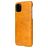 Fierre Shann Premium Card Coque iPhone 11 Coque arrière avec Porte-Cartes - Cognac